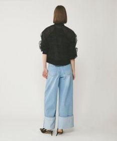 GRACE CONTINENTAL ロールアップワイドパンツ