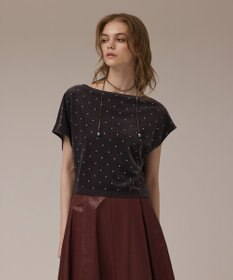 GRACE CONTINENTAL ベロアルーズカットトップ