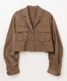 GRACE CONTINENTAL クロップドミリタリージャケット