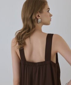 GRACE CONTINENTAL サテンレースニットワンピース