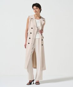 GRACE CONTINENTAL バックプリーツトレンチワンピース