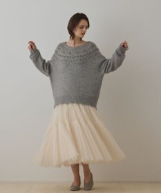 グレースコンチネンタル　チュールティアードスカート チュールティアードスカート / GRACE CONTINENTAL | GRACE