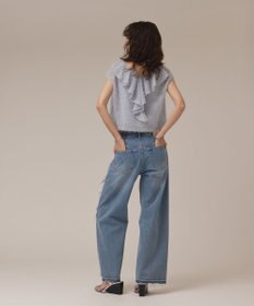 GRACE CONTINENTAL バックフレアチュールトップ