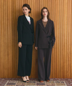 GRACE CONTINENTAL サテンボウ付テーラードジャケット