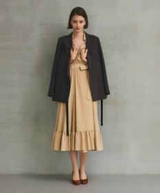 GRACE CONTINENTAL サテンボウ付テーラードジャケット