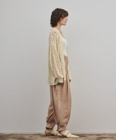 GRACE CONTINENTAL zipミドルニットカーディガン