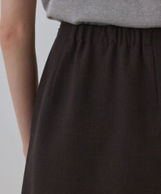 GRACE CONTINENTAL ウールギャバミニスカート