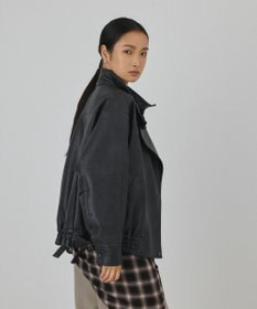 GRACE CONTINENTAL フェイクレザーブルゾン