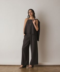 GRACE CONTINENTAL キャミ付レイヤードパンツ