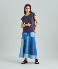 ロゴ刺繍ハニカムノースリーブ / GRACE CONTINENTAL | GRACE