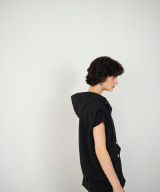 GRACE CONTINENTAL フードノースリーブ トップ