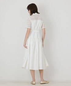 GRACE CONTINENTAL レースドッキングフレアワンピース