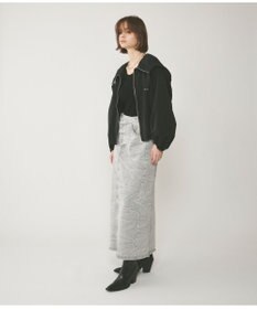 GRACE CONTINENTAL ナイロンバルーンフードジャケット