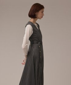 正規品⭐︎新作グレースコンチネンタル　ストライプジャージワンピース　ネイビー ストライプジャージワンピース / GRACE CONTINENTAL | GRACE