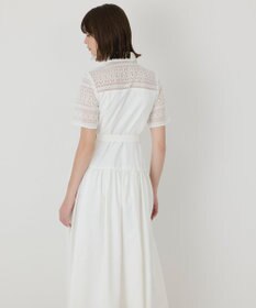 GRACE CONTINENTAL レースドッキングフレアワンピース