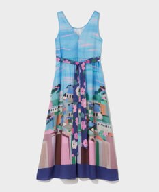 GRACE CONTINENTAL リゾートプリントマキシ