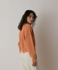 GRACE CONTINENTAL ピグメントニットトップ