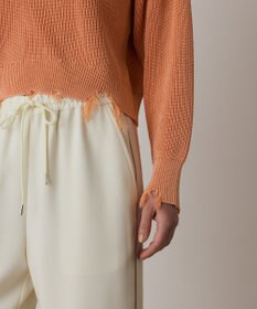 GRACE CONTINENTAL ピグメントニットトップ