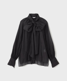GRACE CONTINENTAL シアーボウタイブラウス