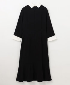 GRACE CONTINENTAL ダブルクロスドレス