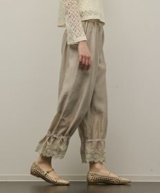 GRACE CONTINENTAL ドロストクロップドパンツ