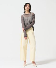 クルーモヘヤニットトップ新品
