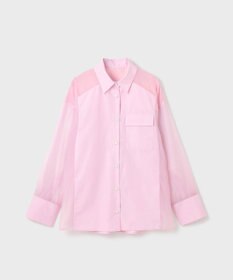 GRACE CONTINENTAL シアーコンビオーバーシャツ