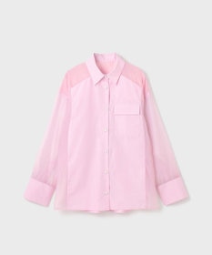 GRACE CONTINENTAL シアーコンビオーバーシャツ