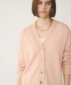 GRACE CONTINENTAL フィルムヤーンニットカーディガン