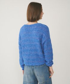 GRACE CONTINENTAL ツイードニットzipカーディガン