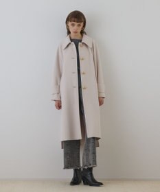 GRACE CONTINENTAL ウールカシミヤリバーコート