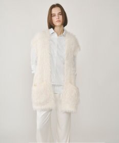 GRACE CONTINENTAL 起毛ニットベスト