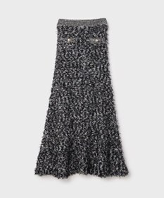 GRACE CONTINENTAL ツイーディーニットスカート