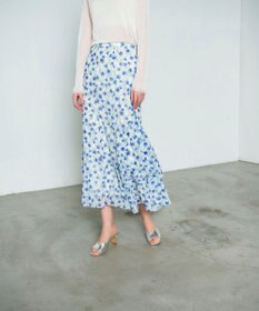 GRACE CONTINENTAL スモールフラワーマーメイドスカート