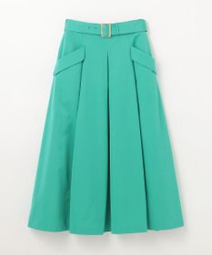 GRACE CONTINENTAL グログランタックフレアスカート