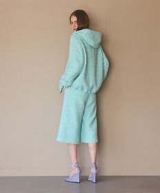 GRACE CONTINENTAL ツイードクロップドパンツ