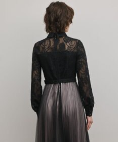 GRACE CONTINENTAL コードレースプリーツワンピース