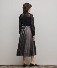 GRACE CONTINENTAL コードレースプリーツワンピース