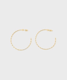 GRACE CONTINENTAL ラインデザインフープピアス