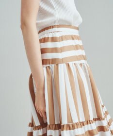 GRACE CONTINENTAL ボーダーコンビスカート