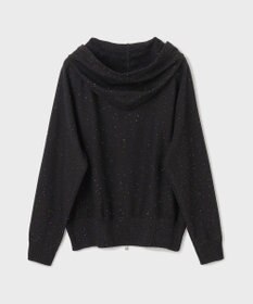 GRACE CONTINENTAL スパンコールニットパーカー