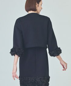 GRACE CONTINENTAL フラワーチュール切替ジャケット