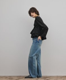 GRACE CONTINENTAL タフタフリルカットトップ