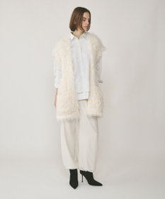 GRACE CONTINENTAL 起毛ニットベスト