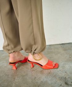 GRACE CONTINENTAL バックサテンカーゴパンツ