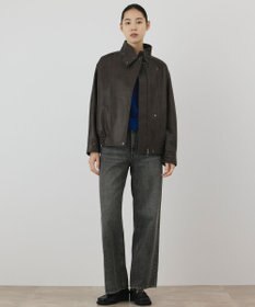 GRACE CONTINENTAL フェイクレザーブルゾン