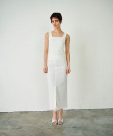 GRACE CONTINENTAL テレコベアトップ ホワイト