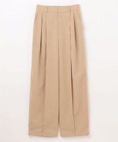 GRACE CONTINENTAL ストレッチスラブタックパンツ