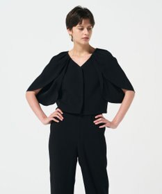 GRACE CONTINENTAL ケープスリーブトップ