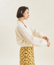 刺繍オーガンブルゾン / GRACE CONTINENTAL | GRACE CONTINENTAL 
